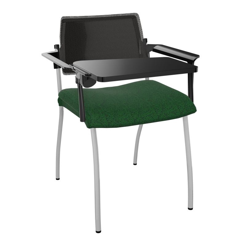 INVENTIV CHAISE 4P DOS NOIR+ACCOTOIRS+TABLET.ECRIT A DROITE - RESILLE B2 SB UH