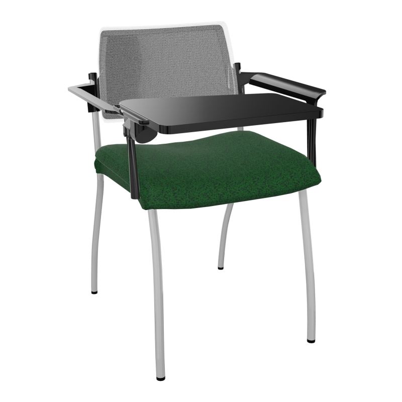 INVENTIV CHAISE 4P DOS NOIR+ACCOTOIRS+TABLET.ECRIT A DROITE - RESILLE B2 SB UM