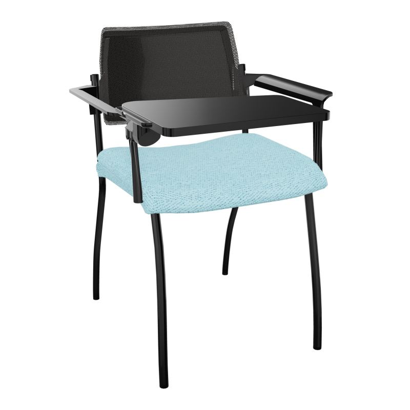 INVENTIV CHAISE 4P DOS NOIR+ACCOTOIRS+TABLET.ECRIT A DROITE - RESILLE BF SG UH