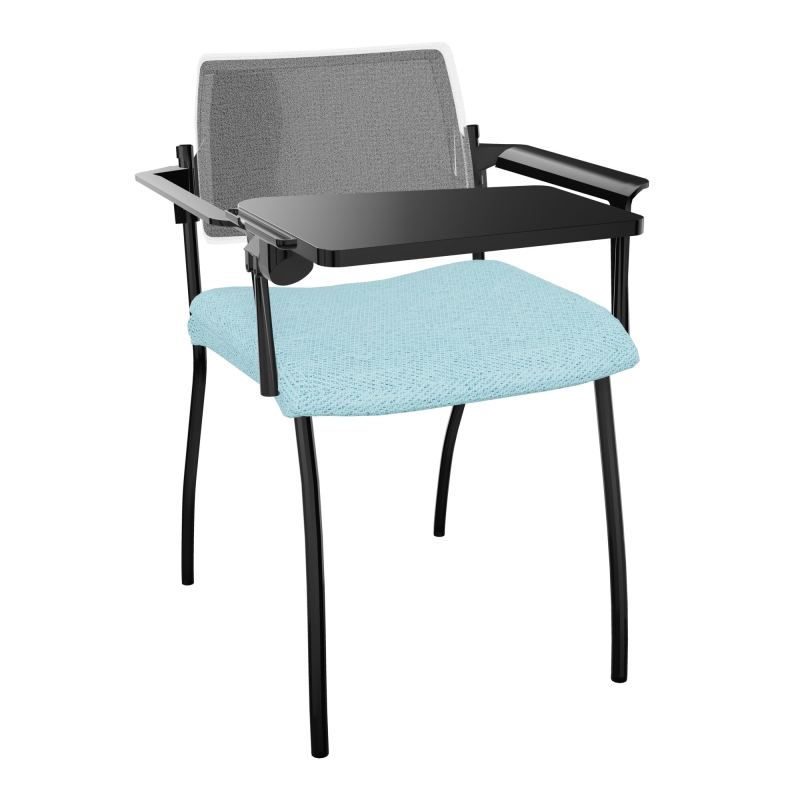 INVENTIV CHAISE 4P DOS NOIR+ACCOTOIRS+TABLET.ECRIT A DROITE - RESILLE BF SG UM