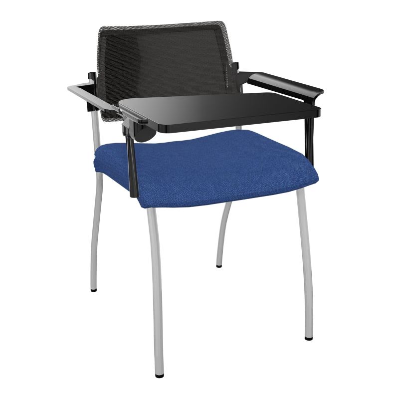 INVENTIV CHAISE 4P DOS NOIR+ACCOTOIRS+TABLET.ECRIT A DROITE - RESILLE BH SB UH
