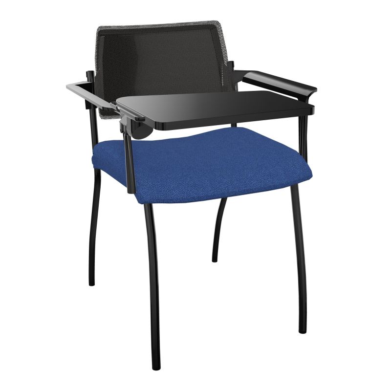 INVENTIV CHAISE 4P DOS NOIR+ACCOTOIRS+TABLET.ECRIT A DROITE - RESILLE BH SG UH