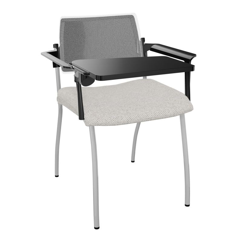 INVENTIV CHAISE 4P DOS NOIR+ACCOTOIRS+TABLET.ECRIT A DROITE - RESILLE BM SB UM