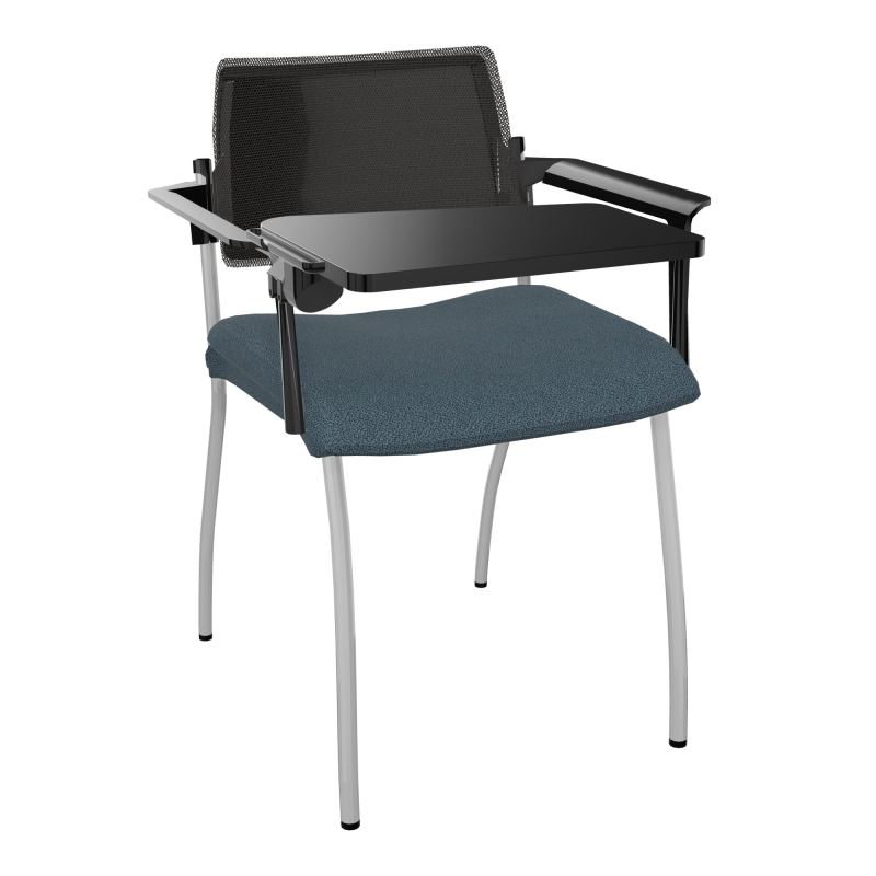 INVENTIV CHAISE 4P DOS NOIR+ACCOTOIRS+TABLET.ECRIT A DROITE - RESILLE KA SB UH