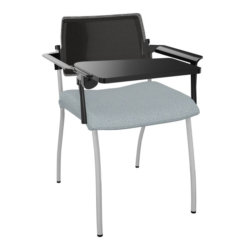 INVENTIV CHAISE 4P DOS NOIR+ACCOTOIRS+TABLET.ECRIT A DROITE - RESILLE KD SB UH