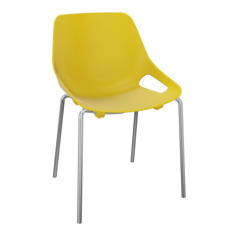 CHAISE 4 PIEDS ROSALIE SANS PLACET - PIED SQ - ASSISE PJ