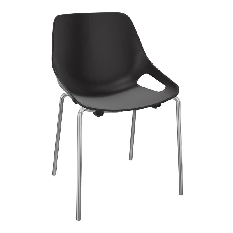 CHAISE 4 PIEDS ROSALIE SANS PLACET - PIED SQ - ASSISE PR