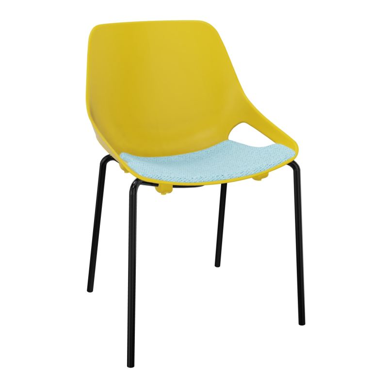 CHAISE 4 PIEDS ROSALIE + PLACET PJ - PIED SG - ASSISE BF
