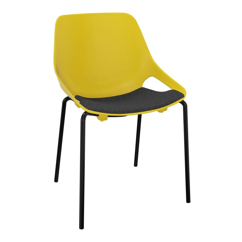CHAISE 4 PIEDS ROSALIE + PLACET PJ - PIED SG - ASSISE DB