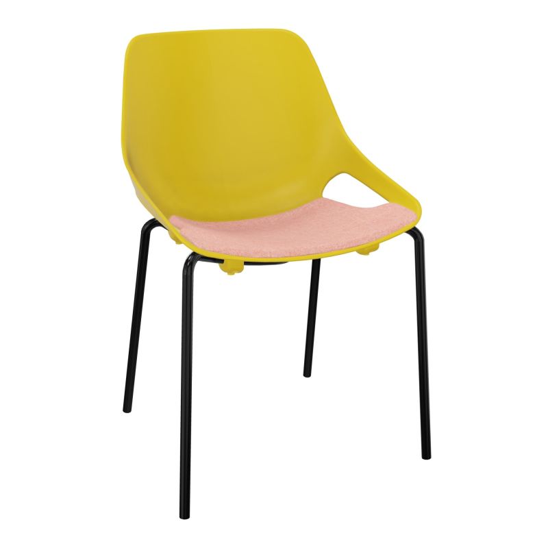 CHAISE 4 PIEDS ROSALIE + PLACET PJ - PIED SG - ASSISE DH