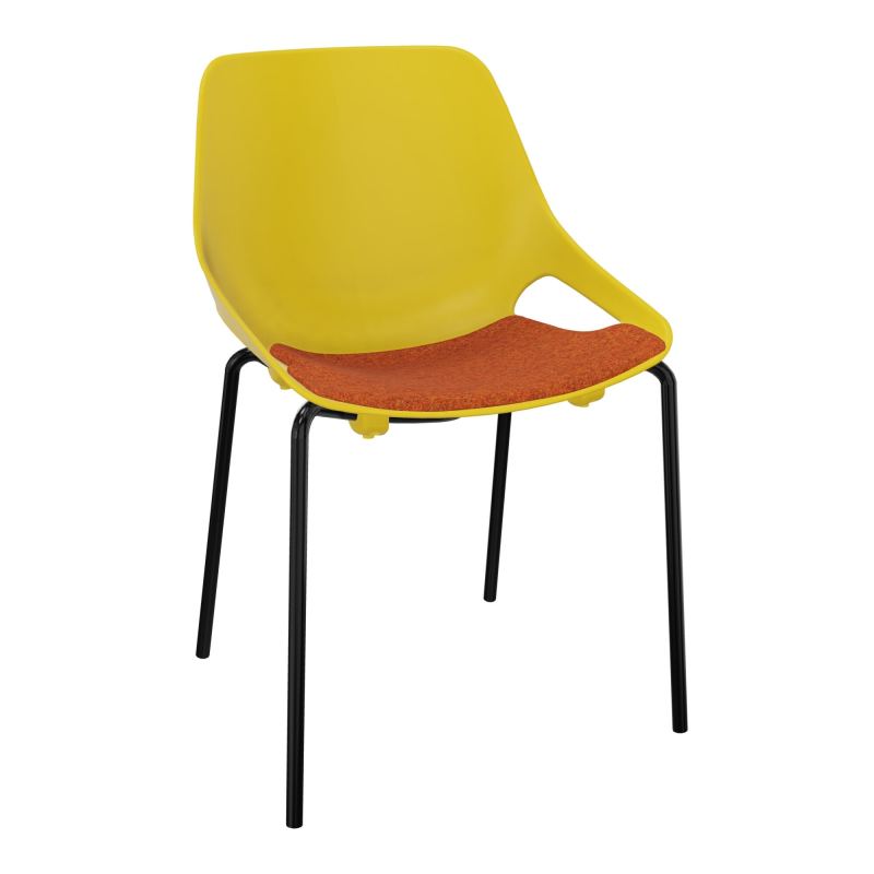 CHAISE 4 PIEDS ROSALIE + PLACET PJ - PIED SG - ASSISE DJ