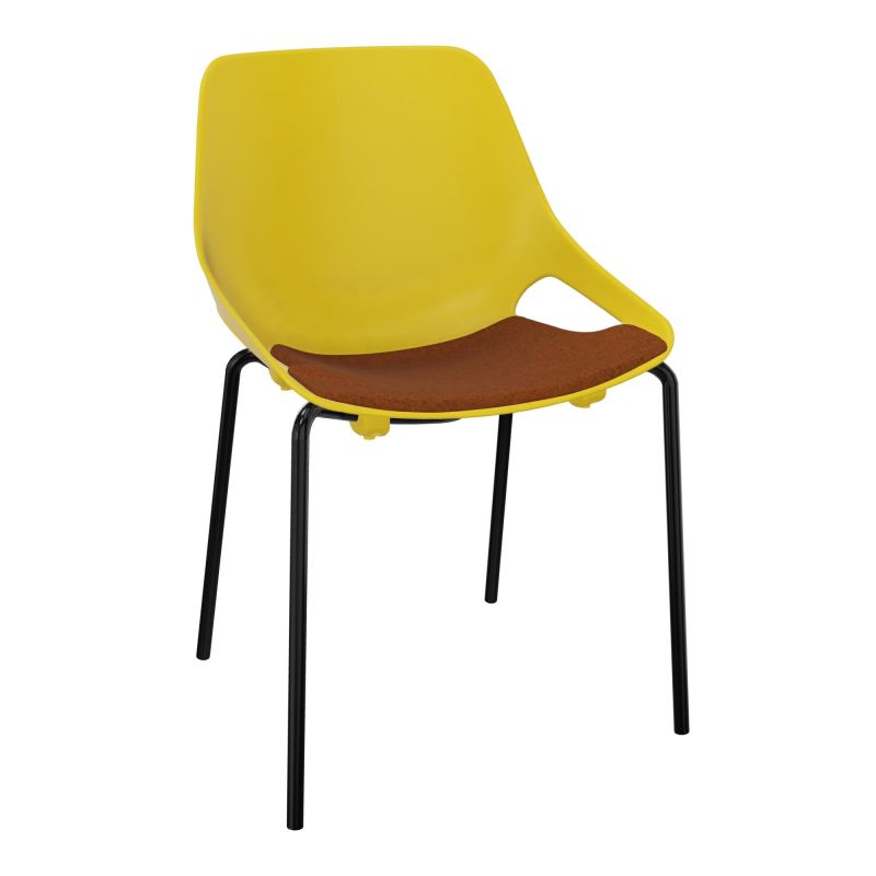 CHAISE 4 PIEDS ROSALIE + PLACET PJ - PIED SG - ASSISE DZ