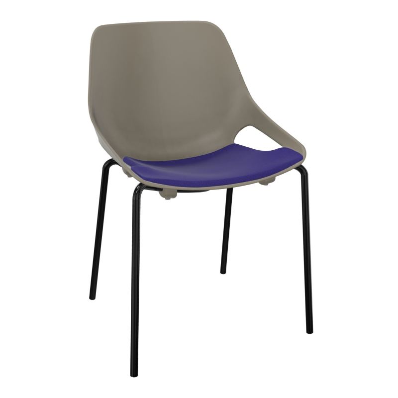 CHAISE 4 PIEDS ROSALIE + PLACET A3 - PIED SG - ASSISE PQ