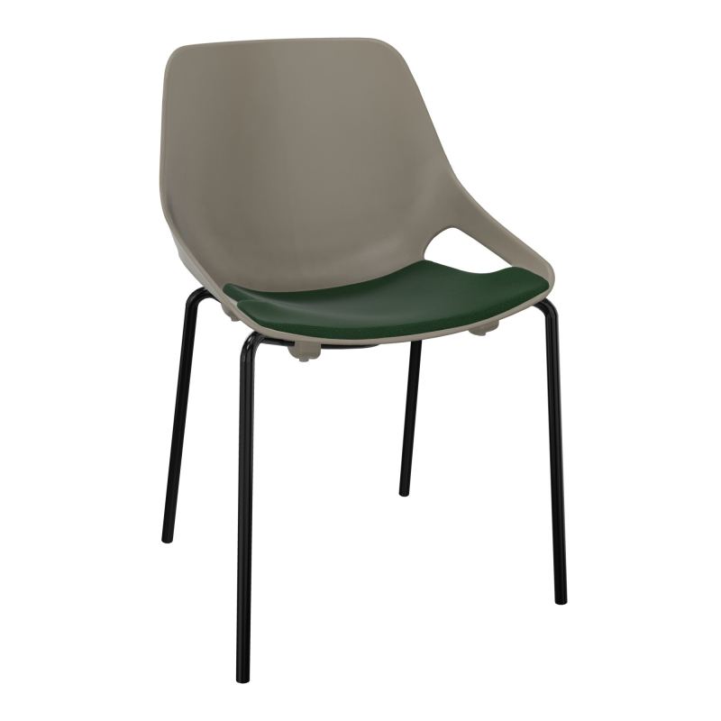 CHAISE 4 PIEDS ROSALIE + PLACET A9 - PIED SG - ASSISE PQ