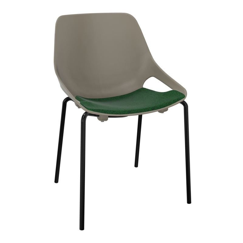 CHAISE 4 PIEDS ROSALIE + PLACET B2 - PIED SG - ASSISE PQ