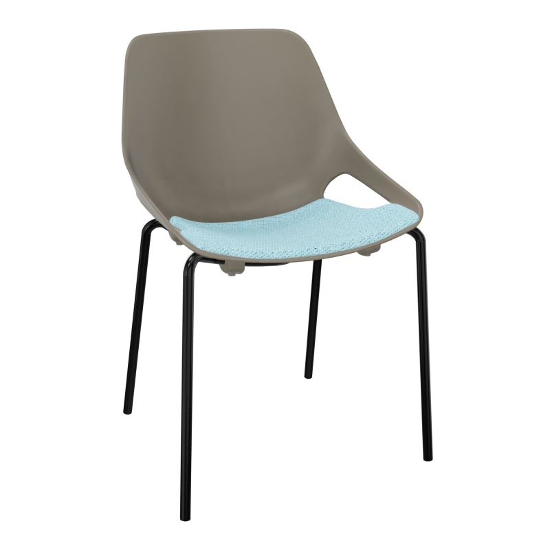 CHAISE 4 PIEDS ROSALIE + PLACET PQ - PIED SG - ASSISE BF
