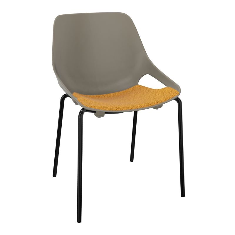CHAISE 4 PIEDS ROSALIE + PLACET PQ - PIED SG - ASSISE BO