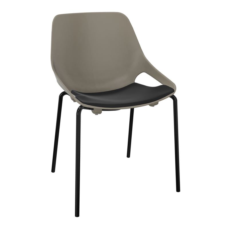CHAISE 4 PIEDS ROSALIE + PLACET PQ - PIED SG - ASSISE CB