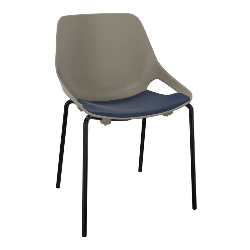 CHAISE 4 PIEDS ROSALIE + PLACET PQ - PIED SG - ASSISE CC