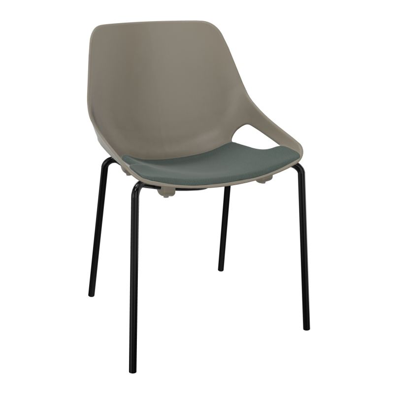 CHAISE 4 PIEDS ROSALIE + PLACET PQ - PIED SG - ASSISE CF