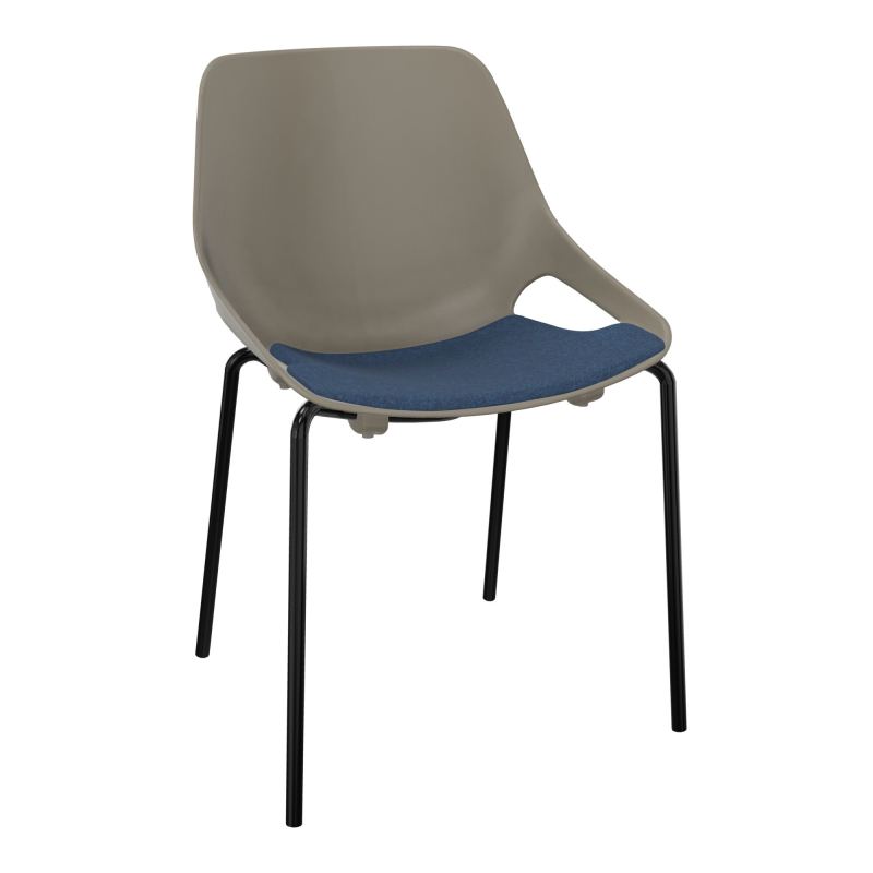 CHAISE 4 PIEDS ROSALIE + PLACET PQ - PIED SG - ASSISE DC