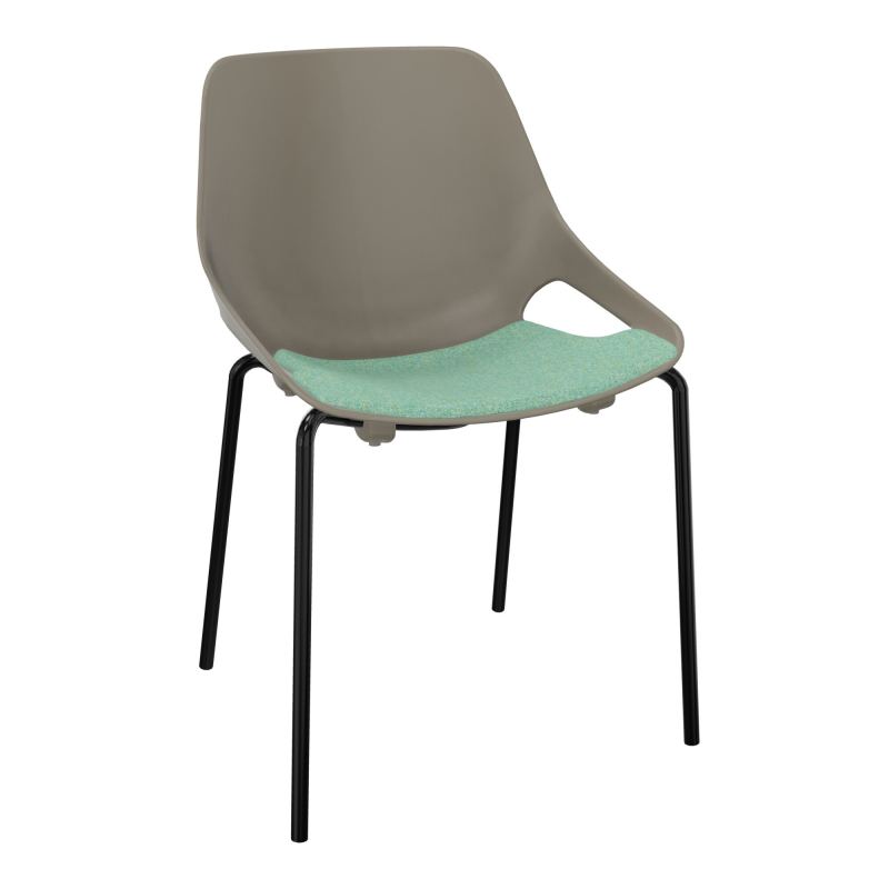CHAISE 4 PIEDS ROSALIE + PLACET PQ - PIED SG - ASSISE DF