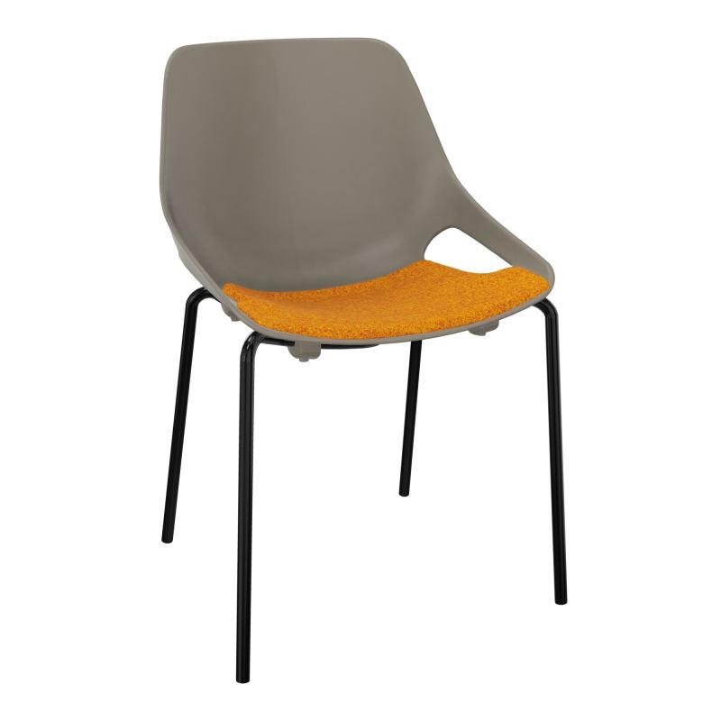 CHAISE 4 PIEDS ROSALIE + PLACET PQ - PIED SG - ASSISE DI