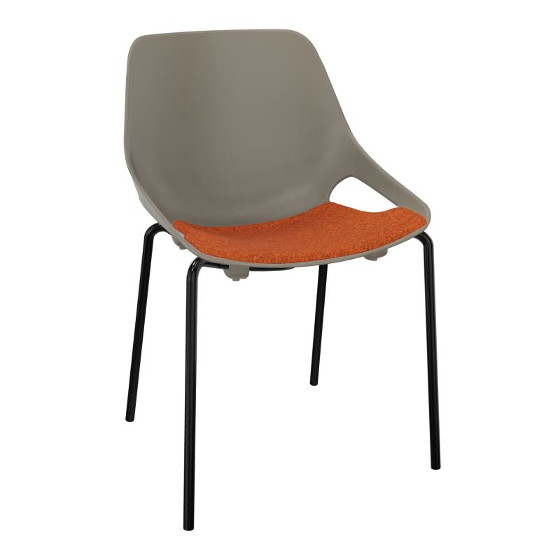 CHAISE 4 PIEDS ROSALIE + PLACET PQ - PIED SG - ASSISE DJ
