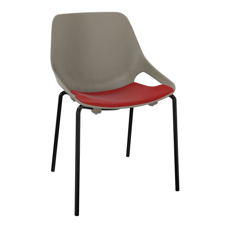 CHAISE 4 PIEDS ROSALIE + PLACET PQ - PIED SG - ASSISE E6
