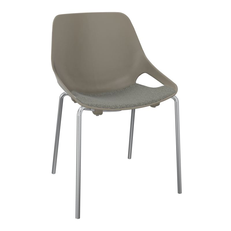 CHAISE 4 PIEDS ROSALIE + PLACET B1 - PIED SQ - ASSISE PQ