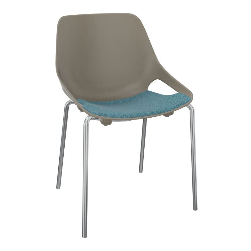 CHAISE 4 PIEDS ROSALIE + PLACET B4 - PIED SQ - ASSISE PQ