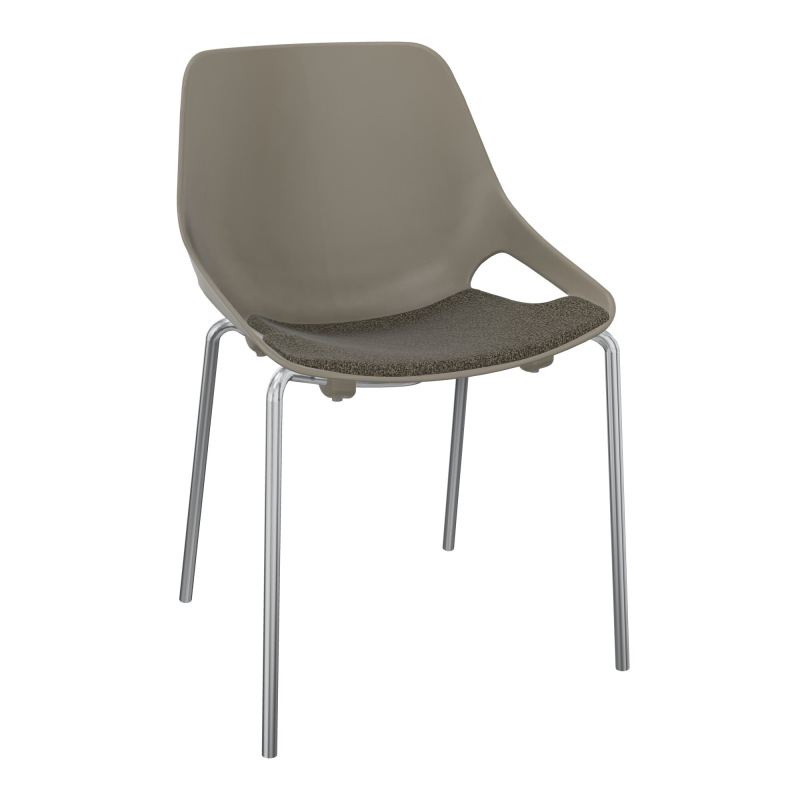 CHAISE 4 PIEDS ROSALIE + PLACET B7 - PIED SQ - ASSISE PQ