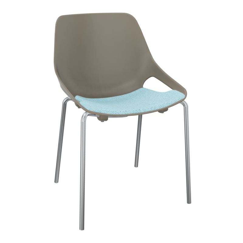 CHAISE 4 PIEDS ROSALIE + PLACET PQ - PIED SQ - ASSISE BF