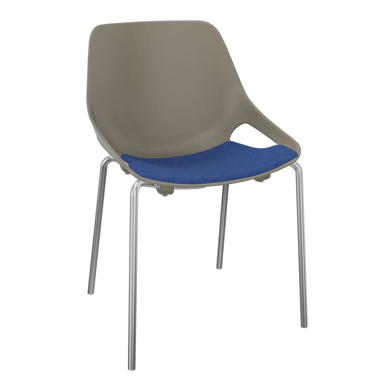 CHAISE 4 PIEDS ROSALIE + PLACET PQ - PIED SQ - ASSISE BH