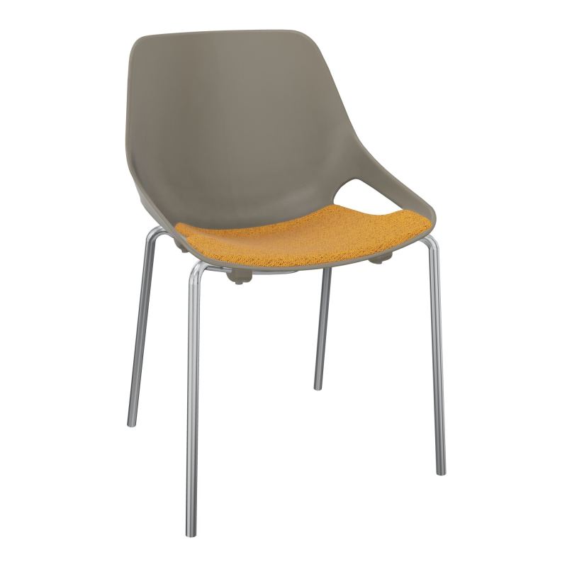 CHAISE 4 PIEDS ROSALIE + PLACET PQ - PIED SQ - ASSISE BO