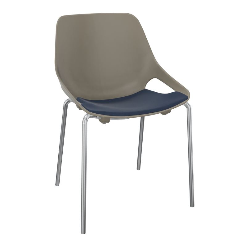 CHAISE 4 PIEDS ROSALIE + PLACET PQ - PIED SQ - ASSISE CC