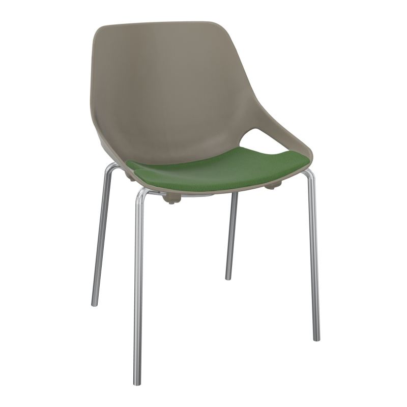 CHAISE 4 PIEDS ROSALIE + PLACET PQ - PIED SQ - ASSISE CE