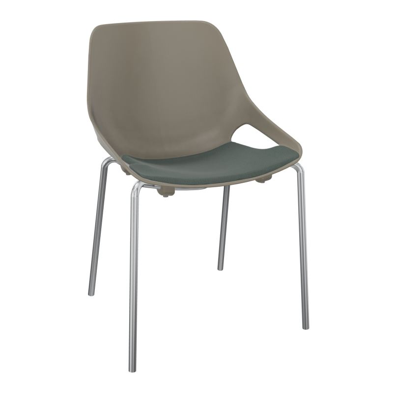 CHAISE 4 PIEDS ROSALIE + PLACET PQ - PIED SQ - ASSISE CF