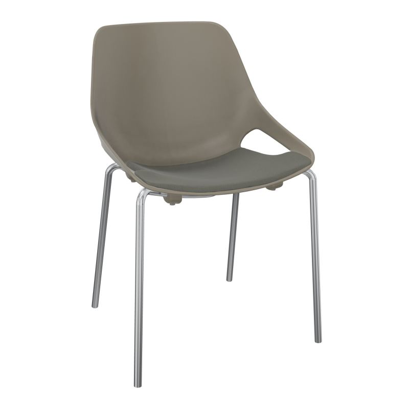 CHAISE 4 PIEDS ROSALIE + PLACET PQ - PIED SQ - ASSISE CH