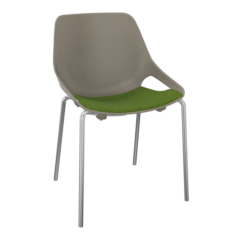 CHAISE 4 PIEDS ROSALIE + PLACET PQ - PIED SQ - ASSISE DE