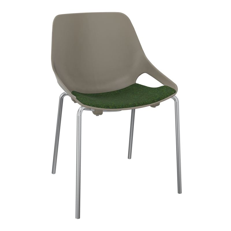 CHAISE 4 PIEDS ROSALIE + PLACET PQ - PIED SQ - ASSISE DG