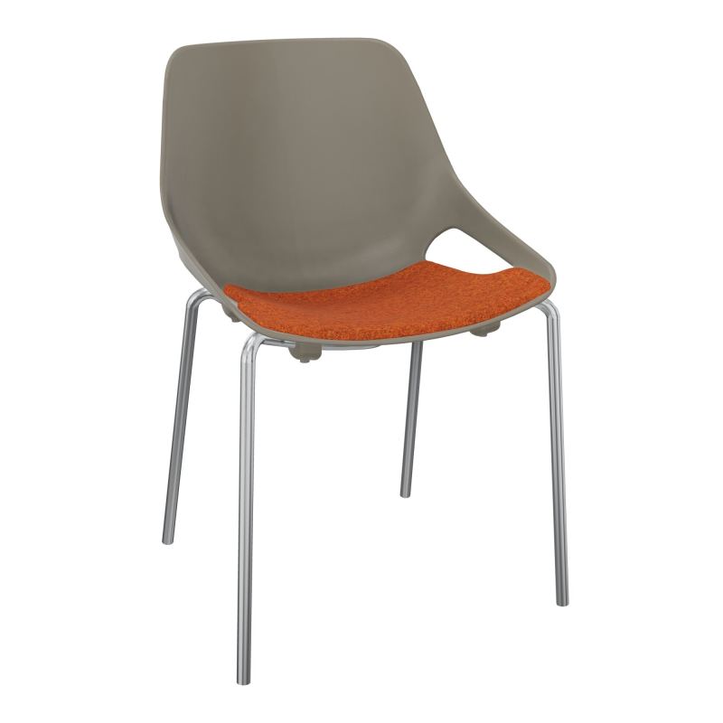 CHAISE 4 PIEDS ROSALIE + PLACET PQ - PIED SQ - ASSISE DJ