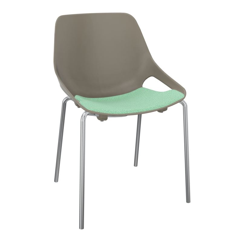 CHAISE 4 PIEDS ROSALIE + PLACET PQ - PIED SQ - ASSISE E4