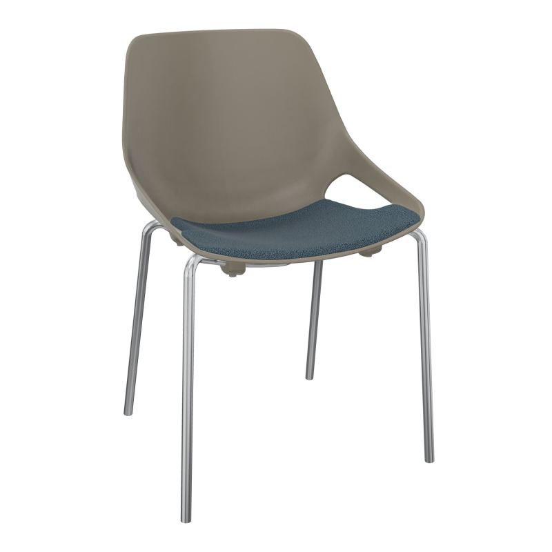 CHAISE 4 PIEDS ROSALIE + PLACET KA - PIED SQ - ASSISE PQ