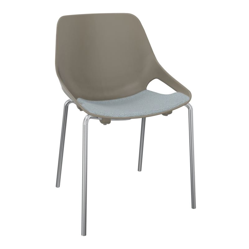 CHAISE 4 PIEDS ROSALIE + PLACET KD - PIED SQ - ASSISE PQ