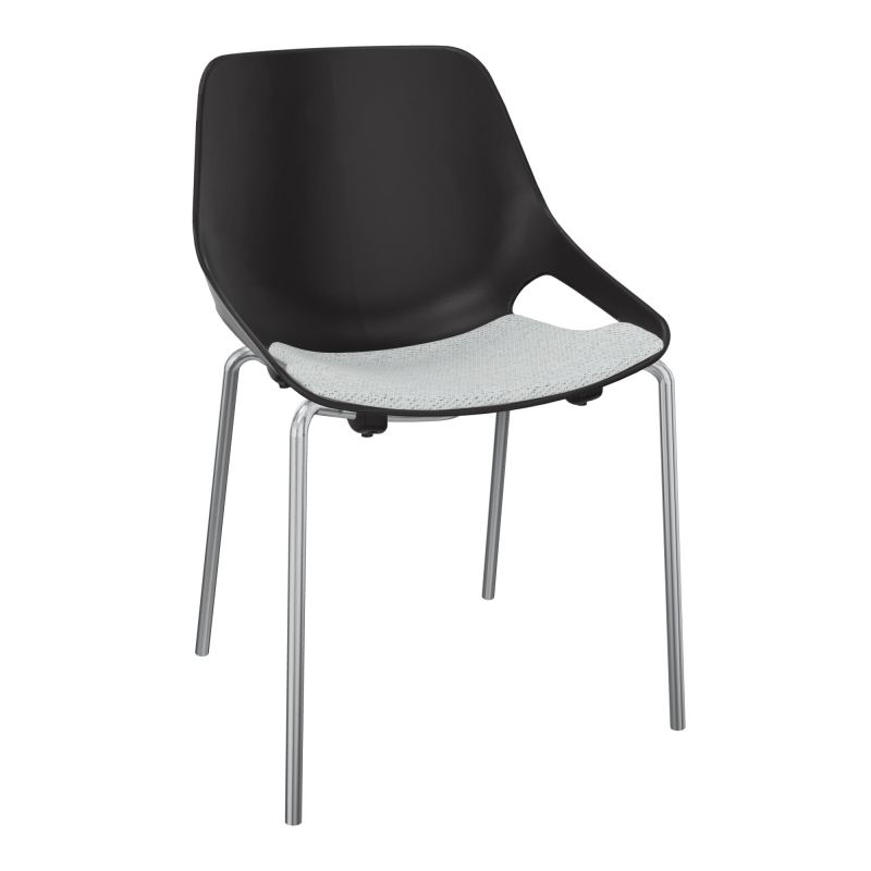 CHAISE 4 PIEDS ROSALIE + PLACET PR - PIED SQ - ASSISE BC