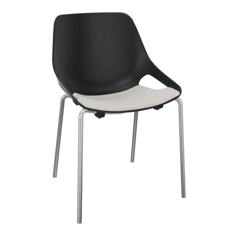 CHAISE 4 PIEDS ROSALIE + PLACET PR - PIED SQ - ASSISE BM