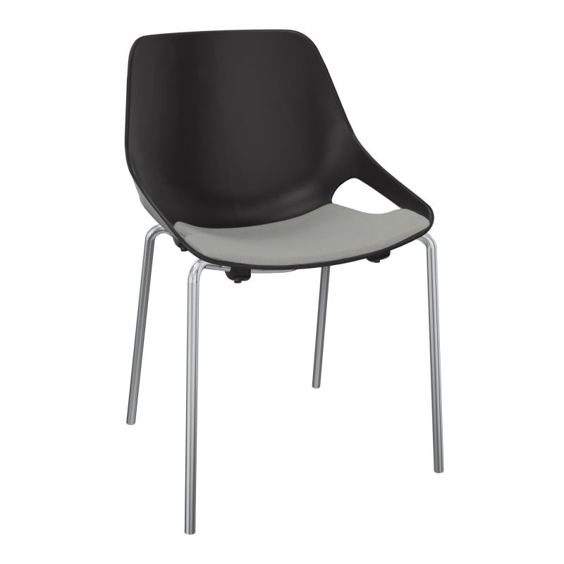 CHAISE 4 PIEDS ROSALIE + PLACET PR - PIED SQ - ASSISE CA