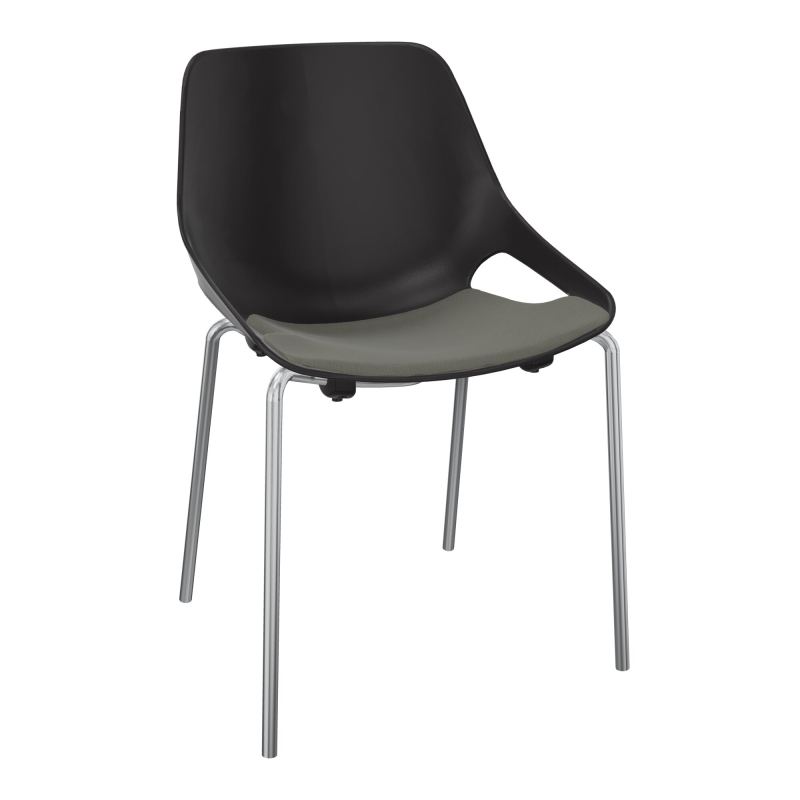 CHAISE 4 PIEDS ROSALIE + PLACET PR - PIED SQ - ASSISE CH