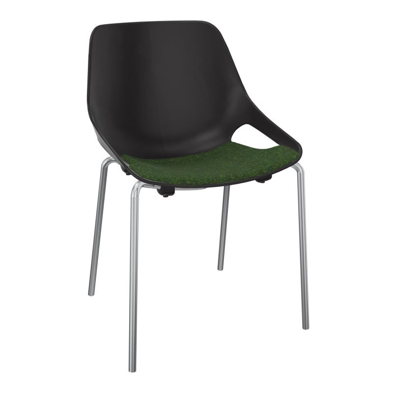CHAISE 4 PIEDS ROSALIE + PLACET PR - PIED SQ - ASSISE DG